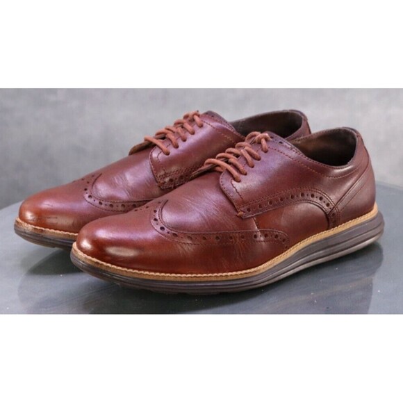 Cole Haan Original Grand Men's Wingtip Oxfords Dress Shoes Size 9 Leather C26472 - Picture 1 of 12